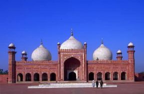 Lahore. Veduta d'insieme della Badshahi MasgidDe Agostini Picture Library/W. Buss