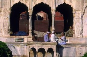 Pakistan . Costruzione dell'epoca Moghul a Lahore.De Agostini Picture Library/W. Buss