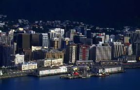 Wellington. Veduta della cittÃ .De Agostini Picture Library/G. SioÃ«n