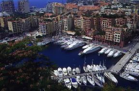 Monaco. Veduta del porto di Fontvieille.De Agostini Picture Library / C. Sappa