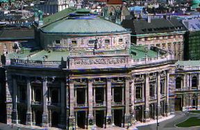 Vienna. Veduta del Teatro Nazionale.De Agostini Picture Library/W. Buss