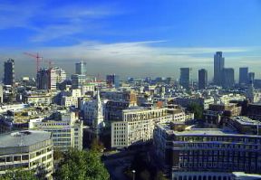 Londra. Veduta della cittÃ  dalla cattedrale di S. Paolo.De Agostini Picture Library/G. Wright