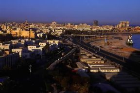 Tripoli (Libia). Veduta della cittÃ .De Agostini Picture Library/C. Sappa