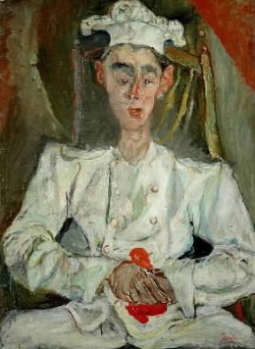 ChaÃ¯m Soutine . Il piccolo pasticciere (Parigi, Orangerie, Collezione J. Walter e P. Guillaume).De Agostini Picture Library/A. Dagli Orti