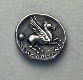 Moneta. Dracma d'argento.De Agostini Picture Library