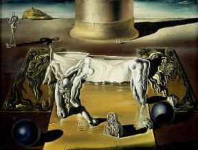 Salvador DalÃ¬. Donna, cavallo paranoico (1930; Parigi, MusÃ©e National d'Art Moderne). De Agostini Picture Library / A. Dagli Orti