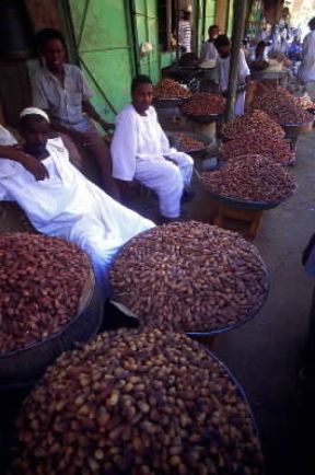 Sudan. Particolare del mercato di Khartoum, capitale del Paese.De Agostini Picture Library/C. Sappa