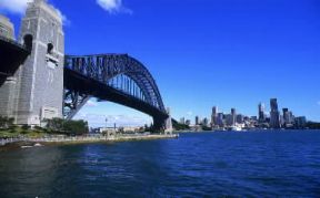 Ponte. L'Harbour Bridge di Sidney (1932).De Agostini Picture Library/Dani-Jeske