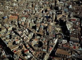 Valencia. Veduta della cittÃ .De Agostini Picture Library/Pubbli Aer Foto
