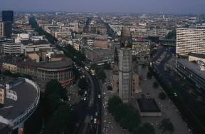 Berlino. Veduta della Breitscheiplatz nel settore ovest della cittÃ .De Agostini Picture Library/G. Veggi