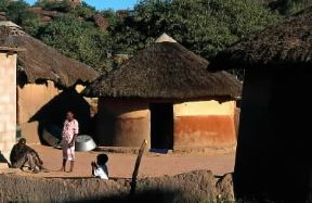 Botswana. Abitazione caratteristica.De Agostini Picture Library/G. SioÃ«n
