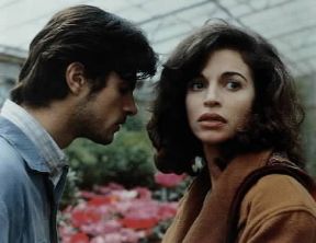 Anna Galiena protagonista con Kim Rossi Stuart di Senza pelle (1994) di A. D'Alatri.De Agostini Picture Library/A. Dagli Orti