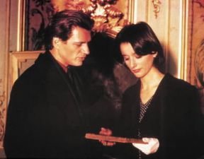 Giacomo Campiotti. Una scena del film Come due coccodrilli con Fabrizio Bentivoglio.De Agostini Picture Library/A. Dagli Orti.