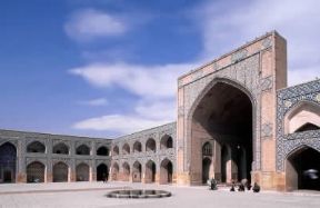 Esfahan. Cortile della Moschea del VenerdÃ¬.De Agostini Picture Library/W. Buss