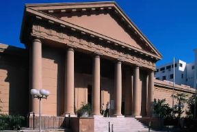 Alessandria d'Egitto. Facciata del Museo greco-romano.De Agostini Picture Library/W. Buss