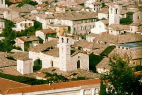 Ascoli Piceno. Veduta dall'alto di Ascoli Piceno.Farabolafoto
