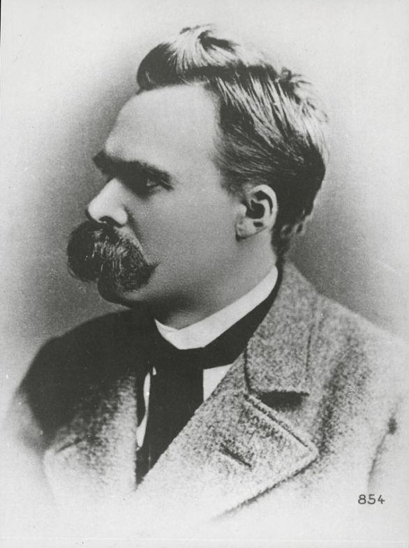 Immagine di Nietzsche “Tutto ciò che fu è frammento, enigma, caso spaventevole, finché la volontà creatrice aggiunge: così io volevo che fosse, così io voglio che sia, così io vorrò che sia.” (Da 