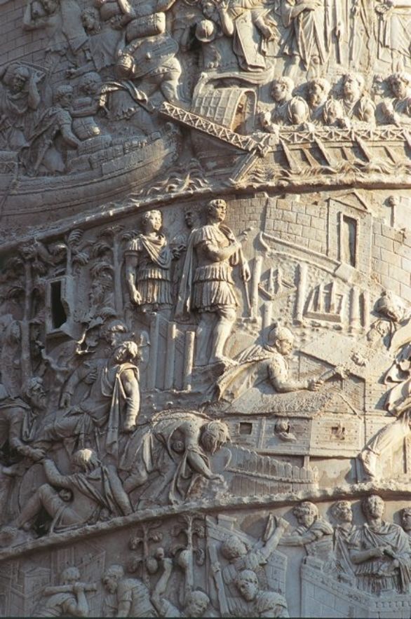 Colonna Traiana, particolare Lazio, Roma. Colonna di Traiano, particolare