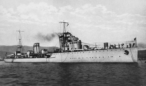 Marina Militare. Cacciatorpediniere Antonio da Noli nel 1933. Varato nel 1929, affondato nel 1943 Il primo nome della Marina Militare fu Regia Marina e nacque da un nucleo comprendente la Marina sarda unito ad altre marine preunitarie. La Marina Militare è la seconda forza armata dello Stato.