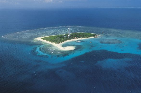 Nuova Caledonia Nuova Caledonia. Il Faro Amédée segnala il canale d'imbocco della barriera corallina.
© De Agostini Picture Library.
