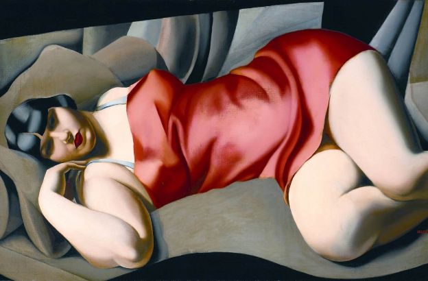 tamara-de-lempicka-czerwona-sukienka