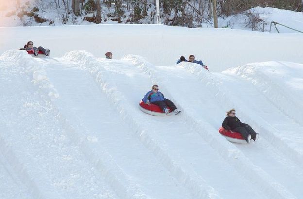 snow-tubing