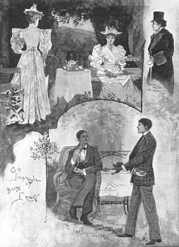 Illustrazioni relative al secondo atto della commedia 