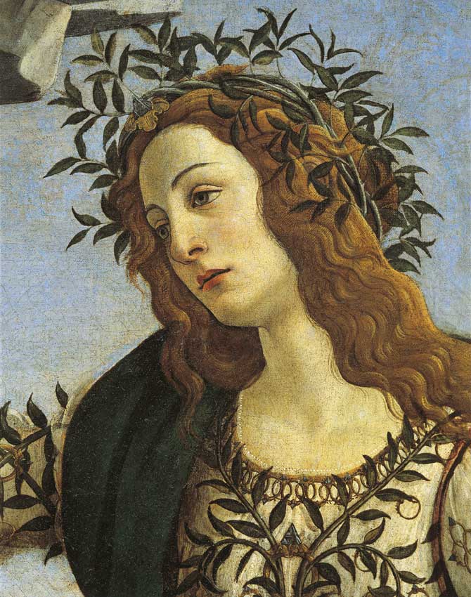 Pallade che doma il centauro, particolare di Minerva, Botticelli Pallade che doma il centauro, particolare di Minerva, 1482 ca., tempera su tela di Sandro Botticelli (1445-1510).
© De Agostini Picture Library.