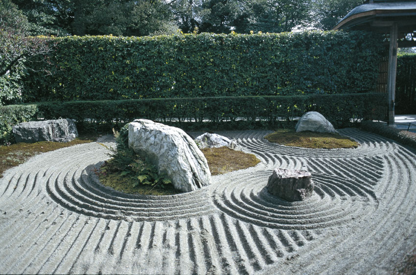 Giardino nel tempio di Taizo, Kyoto Giardino nel tempio di Taizo In, Kyoto, Giappone.
© De Agostini Picture Library.