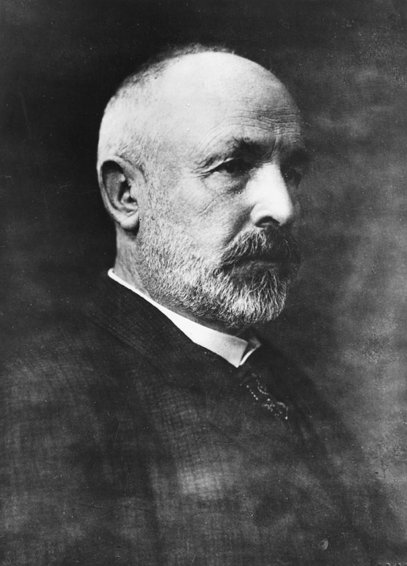 Georg Cantor (Pietroburgo 1845-Halle 1918) Matematico e logico tedesco (Pietroburgo 1845-Halle 1918). La teoria degli insiemi, alla base di pressoché ogni settore della matematica moderna, fu sviluppata da Cantor a partire da tipici problemi matematico-filosofici dibattuti al suo tempo, quali la generalizzazione del concetto di numero e l'assunzione del concetto di infinito attuale. 