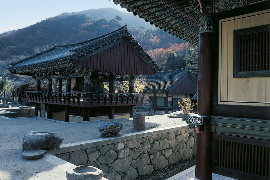 Il Tempio di Songgwangsa, Corea del Sud Il Tempio di Songgwangsa, un centro di meditazione zen nei dintorni di Gwangju, Corea del Sud.
© De Agostini Picture Library.