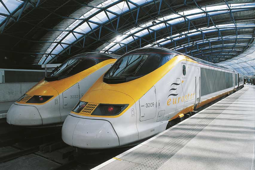 Eurostar, Waterloo Station Treni Eurostar presso Waterloo Station, Londra.
De Agostini Picture Library