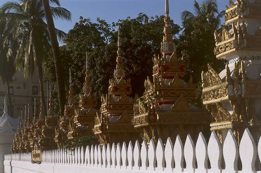 Laos, Tempio Vat Chan Laos - Vientiane (Viangchan), il tempio buddhista Vat Chan.
© De Agostini Picture Library
