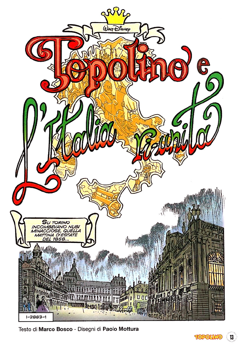 Topolino: unità d'Italia