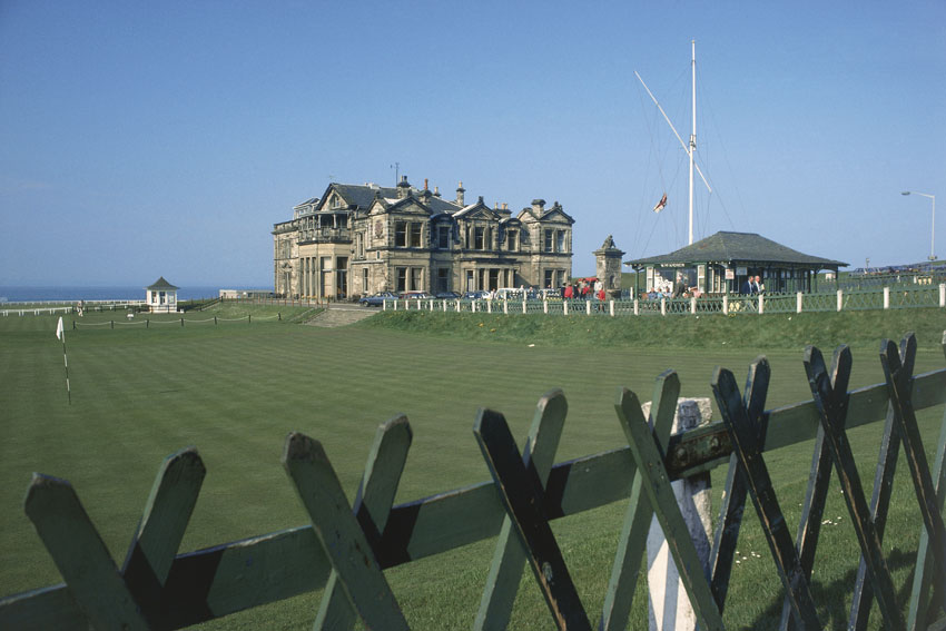 Golf Club a St. Andrews Golf Club a St. Andrews, Scozia, Regno Unito.
© De Agostini Picture Library. 